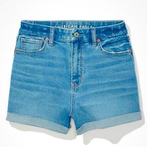 AMERICAN EAGLE denim mom shorts AE size 18
